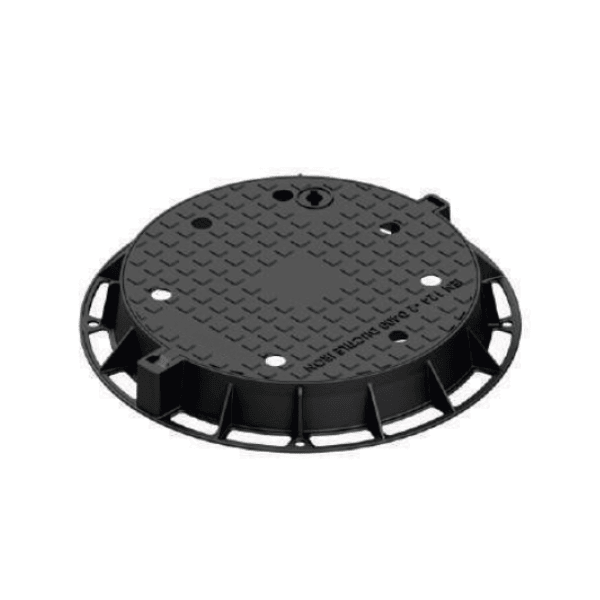 Capac Fontă D400 Rotund RRD730 Ventilat